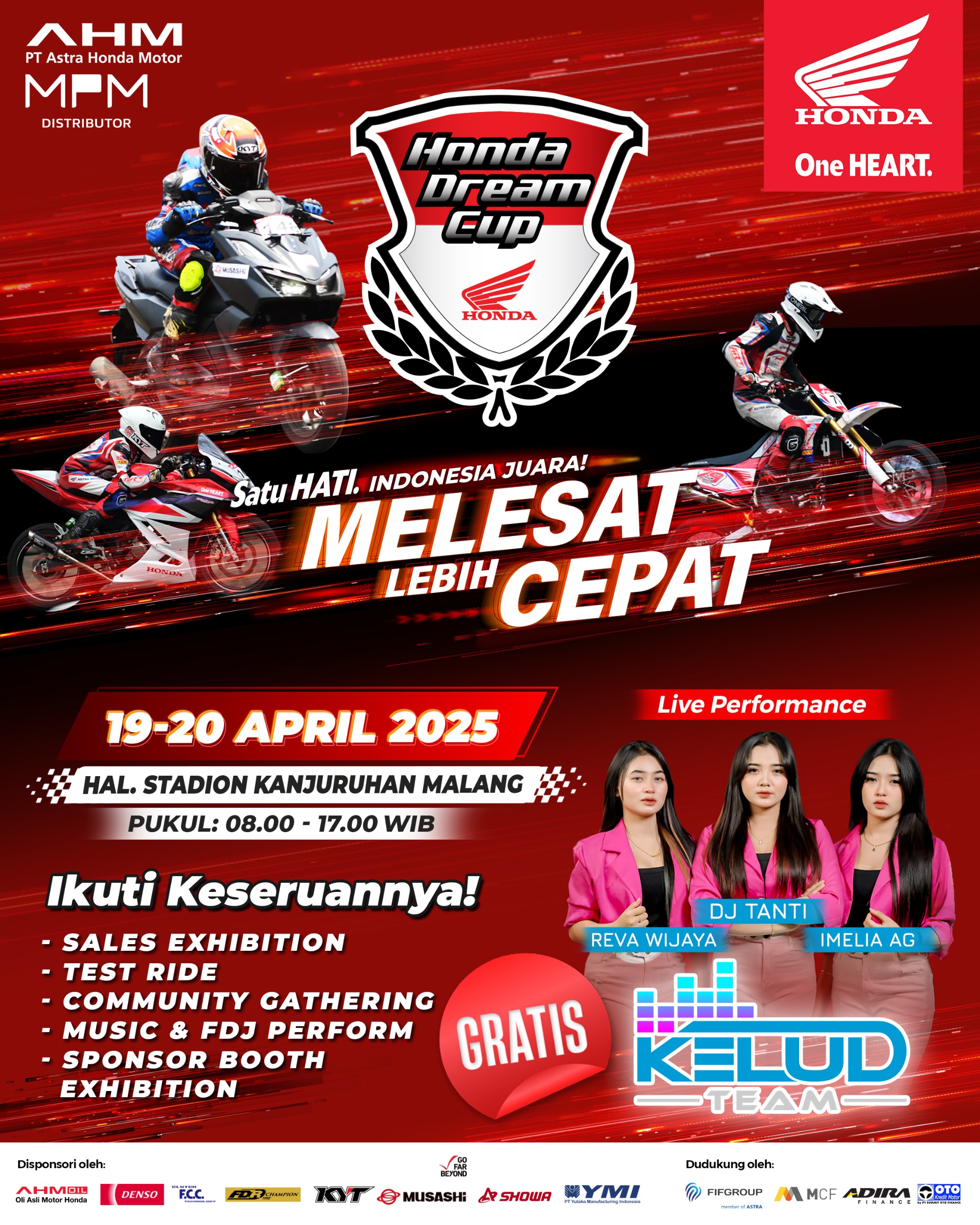 HDC 2025 Malang: Aksi Balap Seru & Promo Spesial di Sirkuit Kanjuruhan!