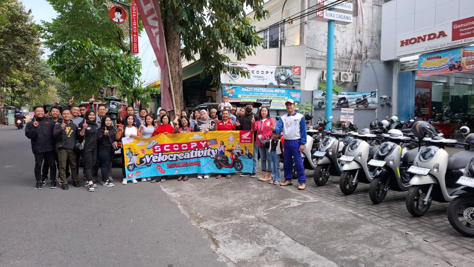 Scoopy Velocreativity Singgah di Blitar, Ajak Komunitas Tampil Stylish dan Kreatif!